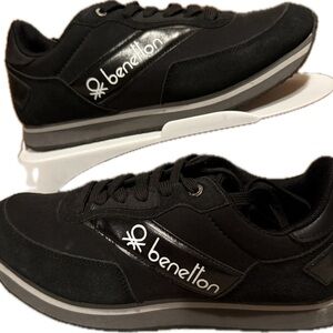 United Colors Of Benetton Black Sneakers for Women